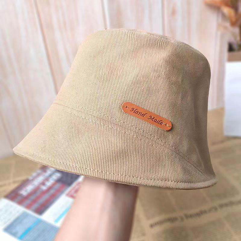 Autumn Spring Outdoor Tour Bucket Hat Lady Girl Solid Color Sun Visor Hat Foldable Sun Protection Fisherman Panama Basin Cap