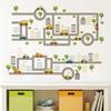 Car Street Sticker Cartoon Wall Removable Background Decor For Bedroom Living Room Home Decoration