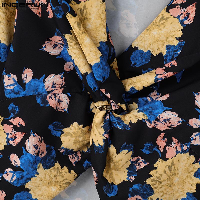 INCERUN Мужские толстовки с капюшоном с длинным рукавом спереди и перекрученным узором, короткие топы с принтом