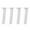 VidaXL Ножки для журнального столика 4 шт. Белые 30 см Сталь 4012497