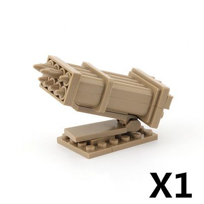 Военный MOC Здание часового Строительный блок Солдат Мешок с песком Забор Снаряд для пушки Колючая проволока Стойка для оружия Тренировочная площадка Сторожевая башня Игрушка K018