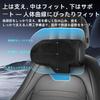 CANLER Car Neck Adjustable Height 2in Front and Compatible with Universal Car Easy Installation with Black Headrest, Pillow, 12cm, Rear, Seats, Hooks,