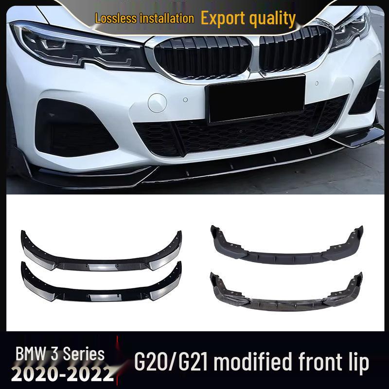 Комплект переднего сплиттера-спойлера Sport для BMW 3 серии G20/G28 2020-2022.