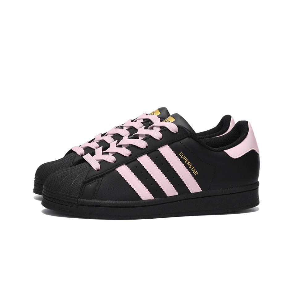 adidas Оригинальные SUPERSTAR Нескользящие Устойчивые к истиранию Низкие Кеды для скейтборда Унисекс Черный EG4959(Команда746-)