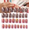 Trendy Cat Eye Fake Nails L10 For Women In 2 Styles