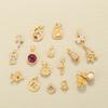 Серебряный кулон-Тыква-Сердце-Бант S925 для DIY Аксессуаров Браслетов P37