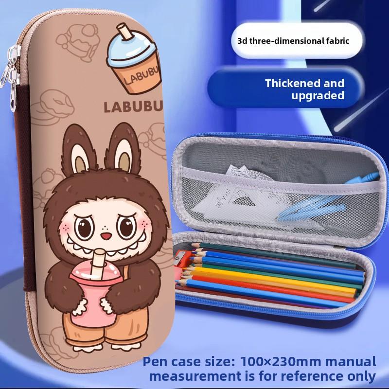Пенал для канцелярских принадлежностей для учеников начальной школы, милый 3D объемный пенал, детский пенал большой вместимости для мальчиков и девочек
