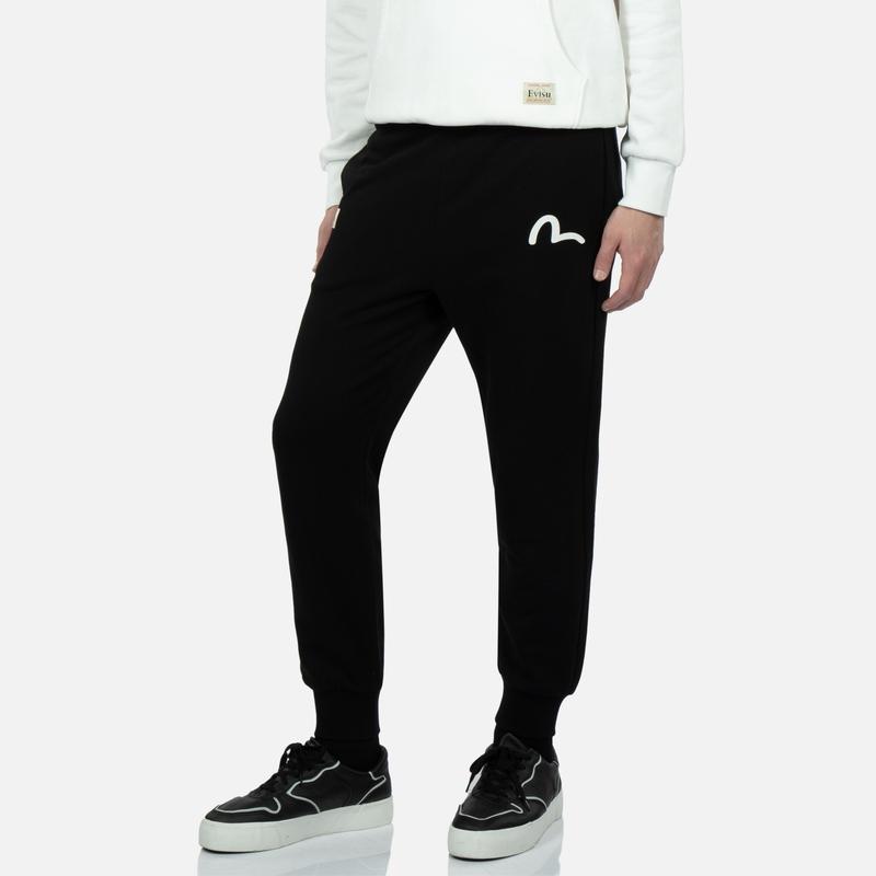 EVISU Knitted Fabric Casual Pants Men's Apricot 2ESHTM3SP315XXCT