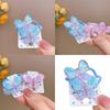 Candy Color Butterfly Hairband for Children Hair Elastic Hair Band Ponytail Holder Little Girl Hair Accessories 1 Pair