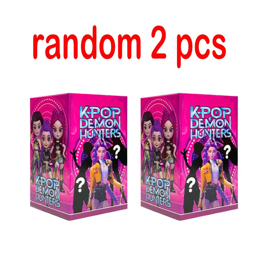 1-12 шт. K-pop Охотники на демонов Аниме Фигурка Руми Зои Мира Саджа Фигурки персонажей для косплея Виниловая фигурка Игрушка Подарки для фанатов