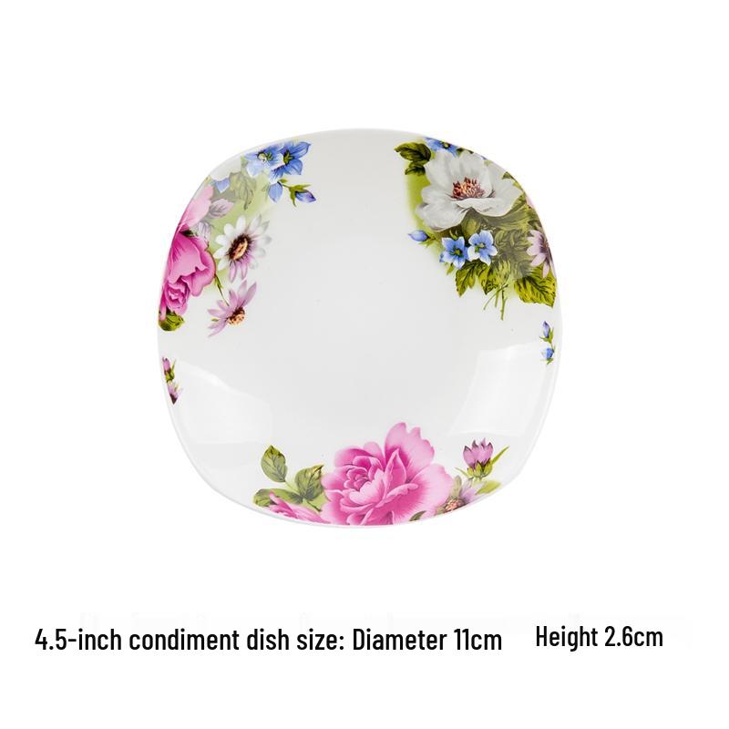 Фарфоровая суповая и сервировочная тарелка «Императорская наложница», 10 дюймов