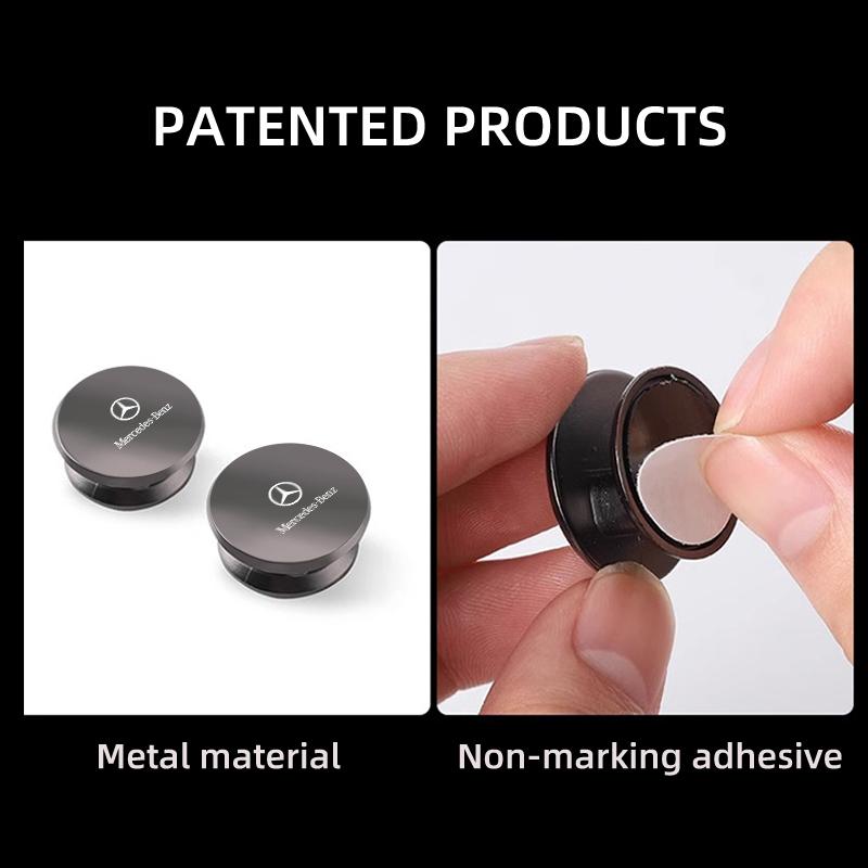 Car Mini Storage Hook Hidden Circular Fastener Keychain Clip For Mercedes Benz AMG A C E S G Class W201 W210 W108 W204 W205 W203 QI1