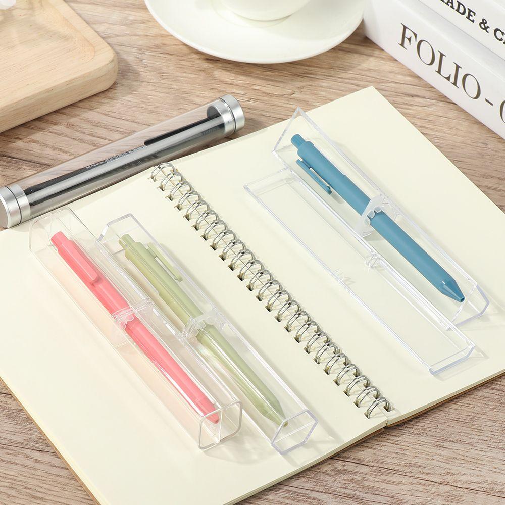 Business Affairs Polygon Solid Color Pen Storage Case School Pen Box Office Supplies