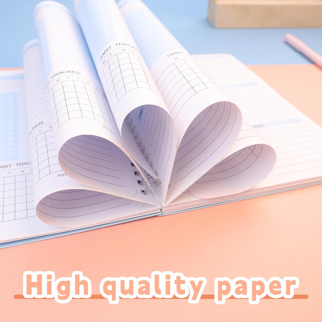 Спиральный блокнот на 52 недели, ежедневная еженедельная повестка дня, расписание занятий, канцелярские принадлежности, офисные школьные принадлежности