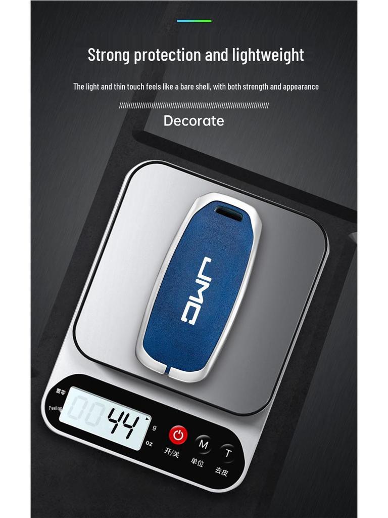 Jiangling Yuhu 7 Key Case: Fits Yusheng S350/S330, Transit, New Baodian - Metal Shell for Men