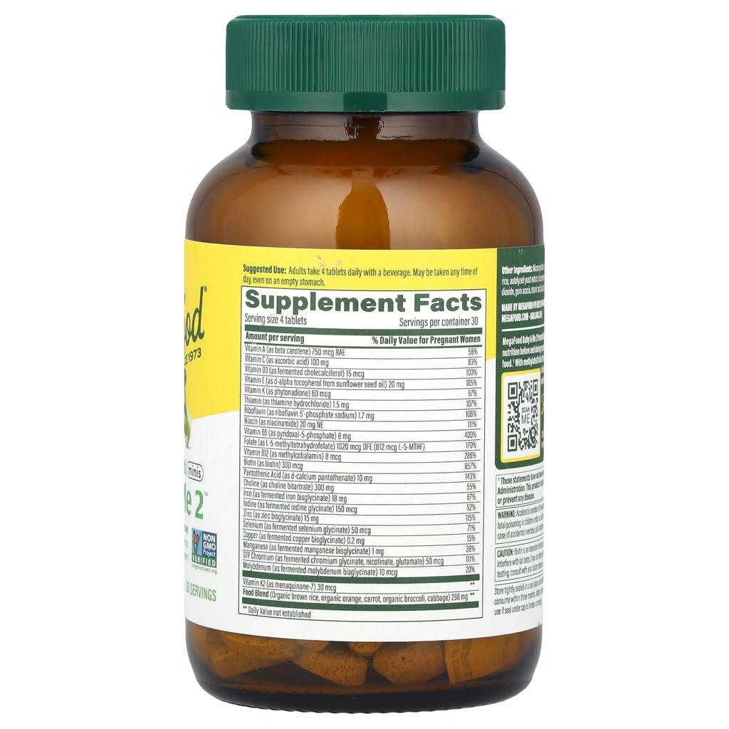 Baby & Me 2™, Prenatal Multi Mini, 120 Tablets