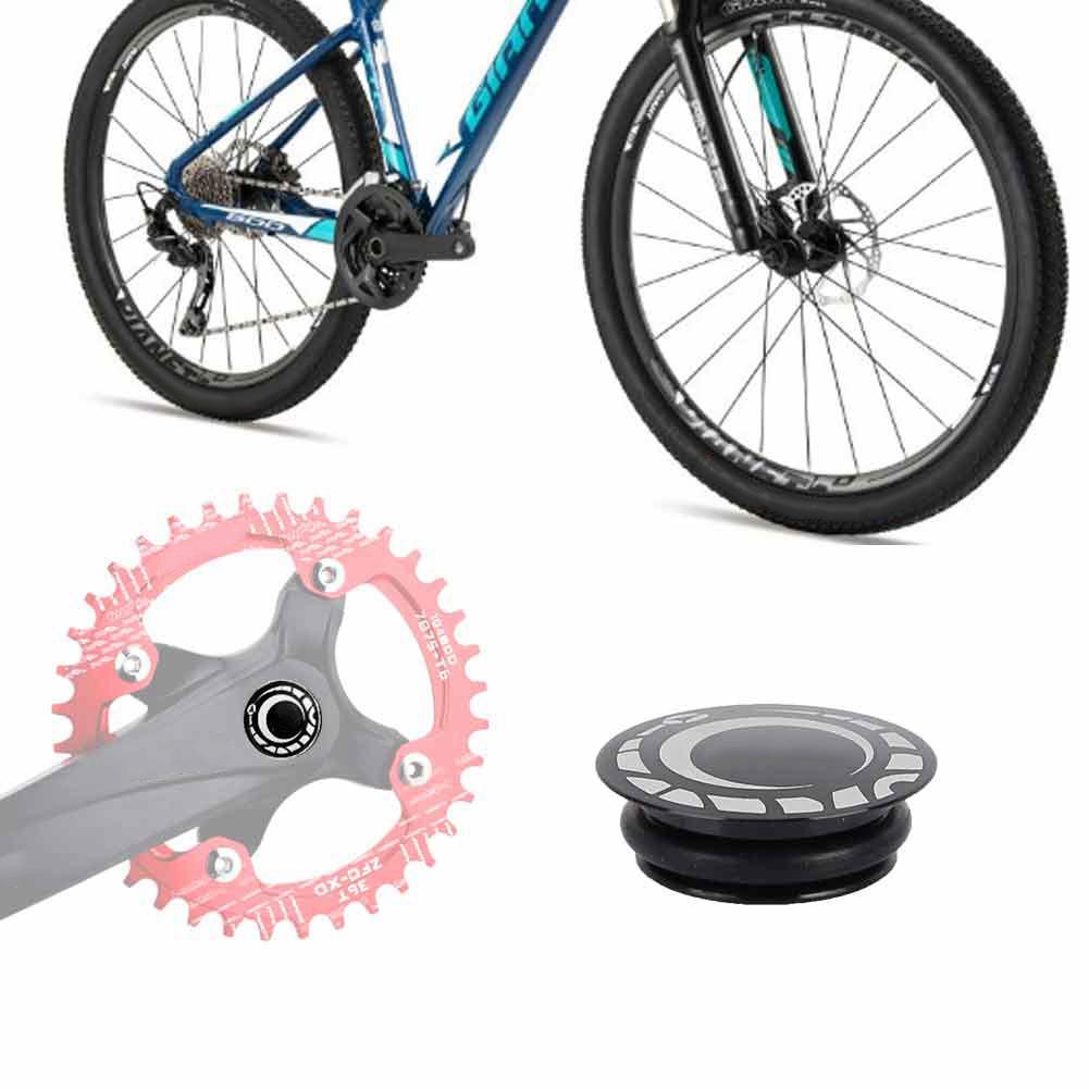 Aluminum Alloy Black Mountain Bike Hollow Crank Antidust Cover Bicycle Accessory