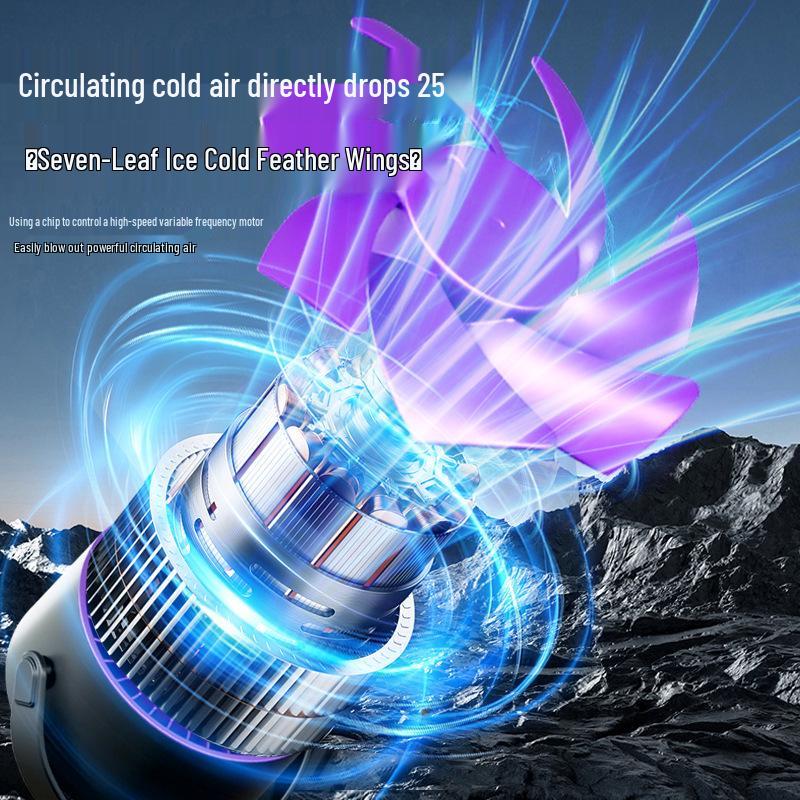 2026 USB Rechargeable Portable Desktop Fan - Long Battery Life, Small Size, Perfect for Student Dorms