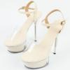 Women's Shoes Spring Clear Heels Sexy Sandals Slipper Girls Shoe for Party Club 14cm Heel 4cm Platform LFD-B3530