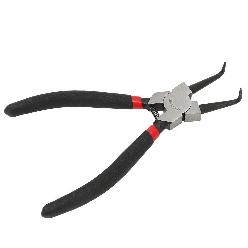 Carbon Steel Retaining Ring Pliers Immersion Handle Circlip Pliers Convenient Angled Pliers DIY