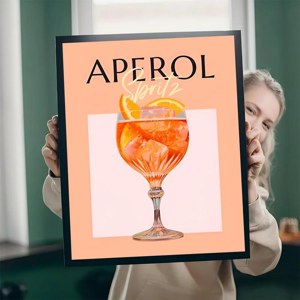 Красочный коктейльный напиток Хорошие плакаты и принты Печать на холсте Настенное искусство Картина для гостиной Домашний декор Подарки