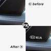 AABIV1 10pcs for Kia Rio Ceed Sportage Cerato Soul Sorento Picanto Optima 3D aluminum speaker stereo speaker badge emblem Sticker auto