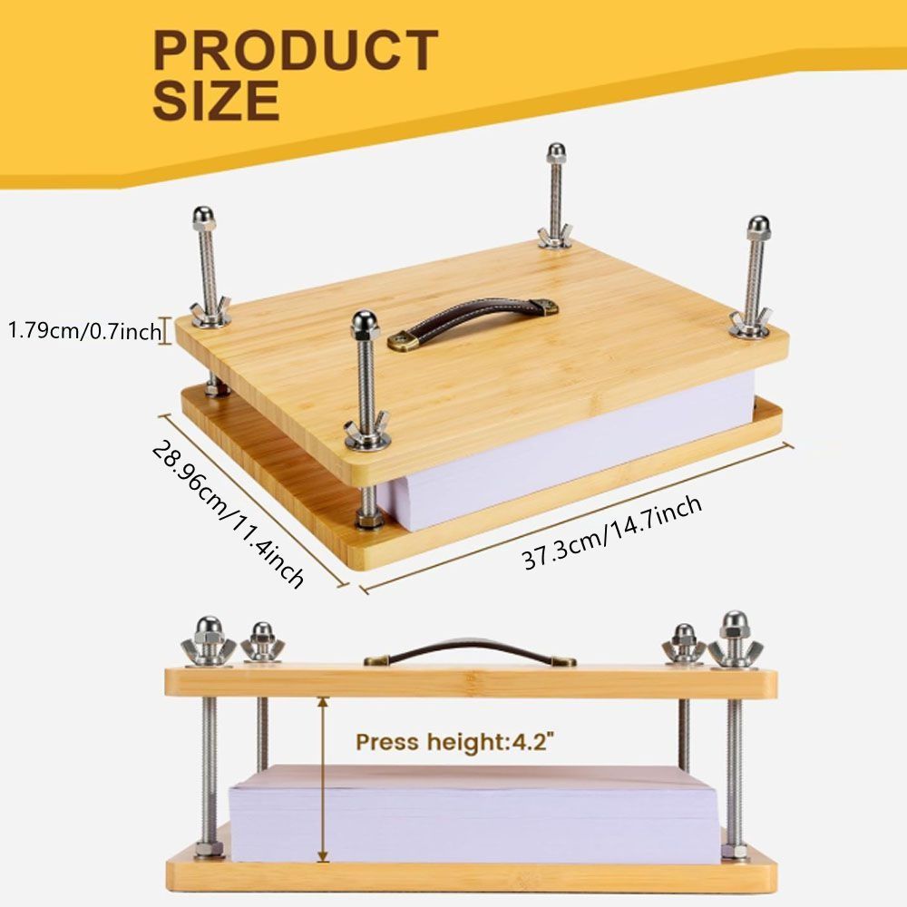 with Ergonomic Handle Book Binding Press Repair Crafts Sewing Supplies Durable Book Binding Kits Book Binding Materials