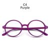 Retro Round Reading Glasses Blue Light Red Blue Purple Colorful Frame Glasses Presbyopic Eyeglasses Women +1.0 +1.5