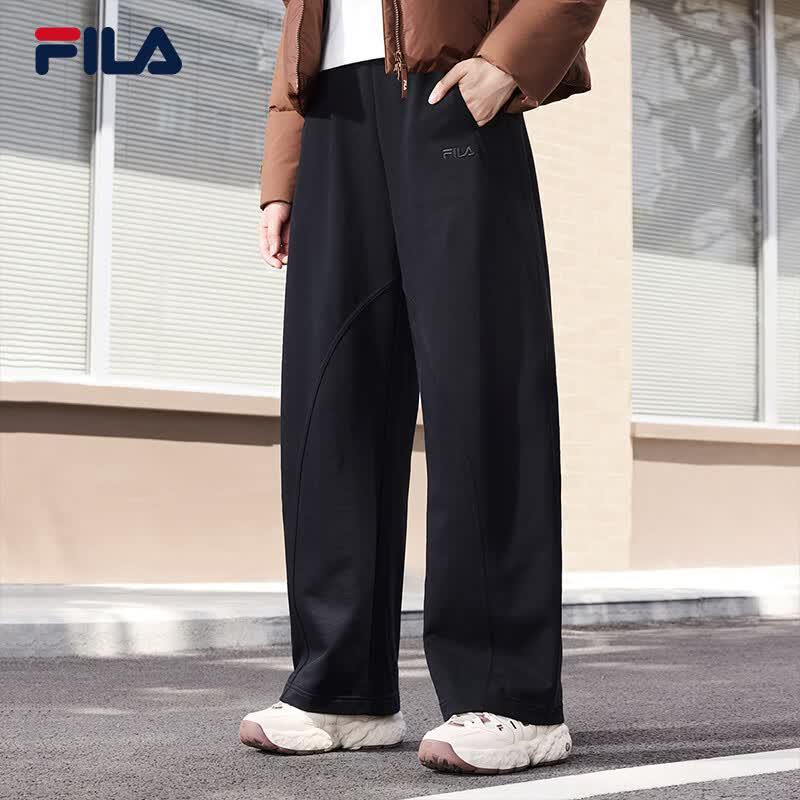Fila Женские повседневные вязаные брюки с широкими штанинами