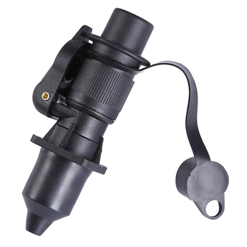 3-контактный разъем для прицепа, круглый 3-контактный штекерный разъем для прицепа и тягача для электрического каравана 12 В