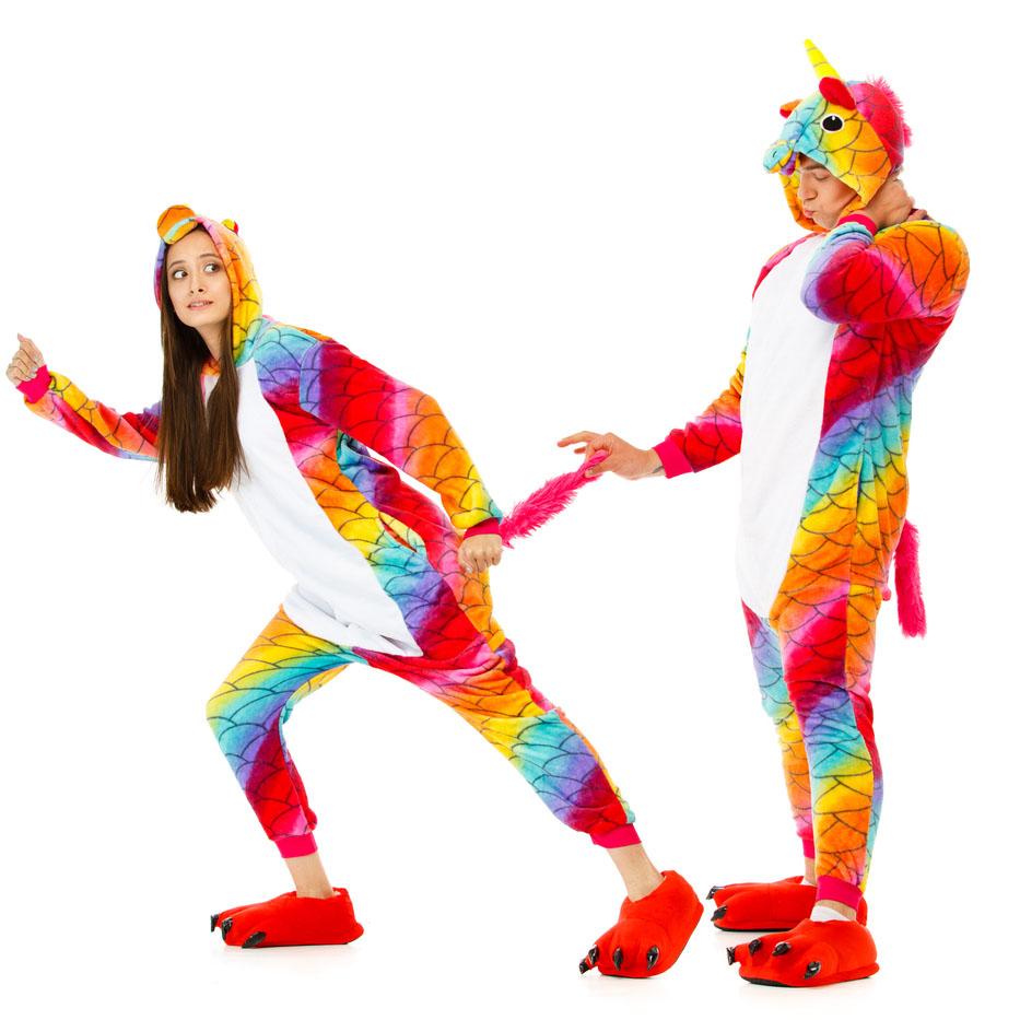 Фланелевая пижама кигуруми для взрослых с животными, пандой, пижамы с небесными звездами и единорогом, женские пижамы кугуруми для косплея, комбинезоны, одежда для сна с обувью