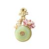 Vintage pipa brooch for women, chest flower pin, Chinese style accessory, high-end vintage suit anti-exposure fixing buckle
