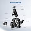 NEEWER Super Clamp с двойной шаровой головкой Magic Arm Camera Smartphone Clamp Mount Crab Scissor Clamp с адаптером для камеры Обзор Совместимость со съемкой