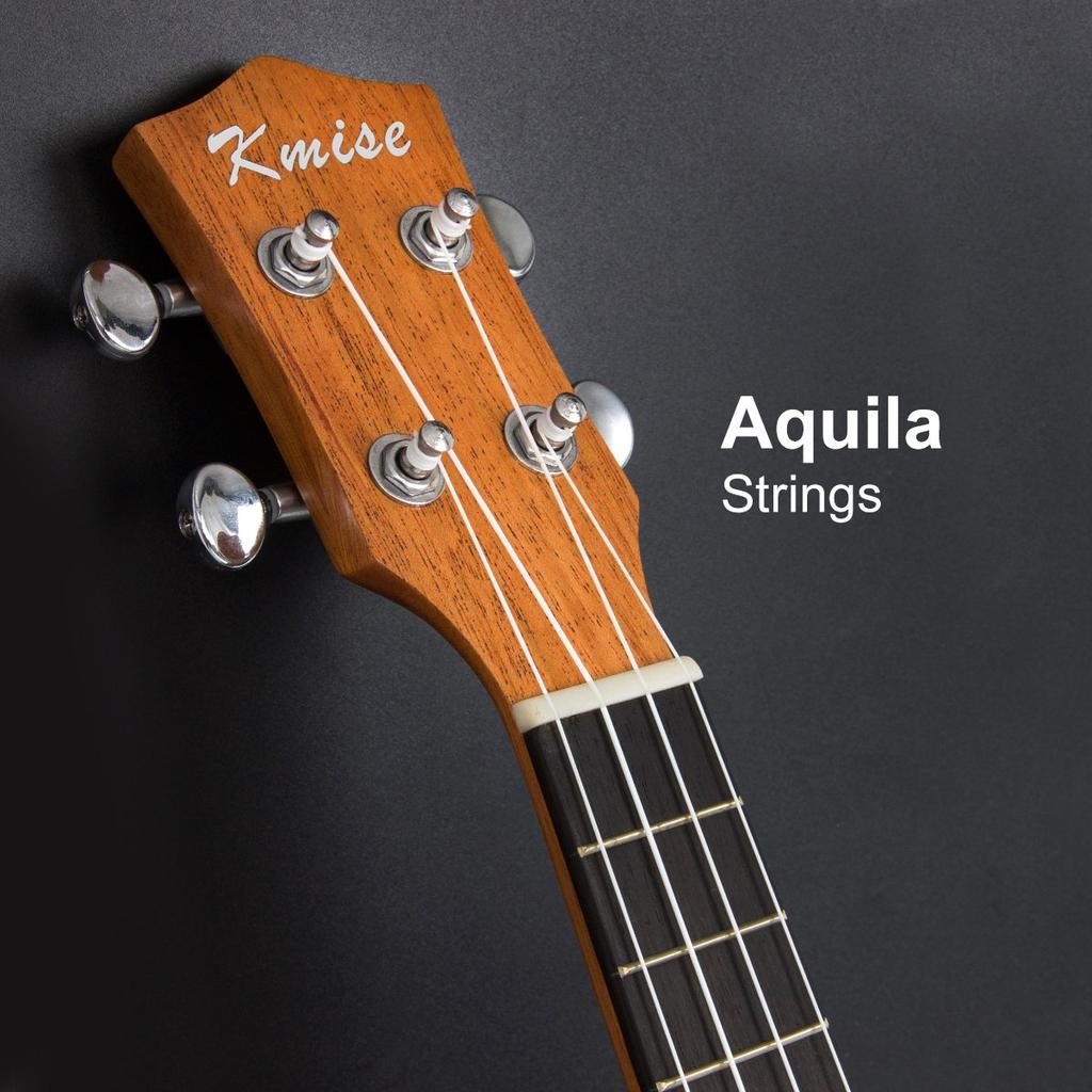 Kmise concert ukulele 23-дюймовый тюнер для укулеле и чехол. Лучший дизайн с лазером в комплекте!
