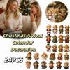 Ornaments Advent Calendar 24 Days Countdown Christmas Advent Calendar  Christmas