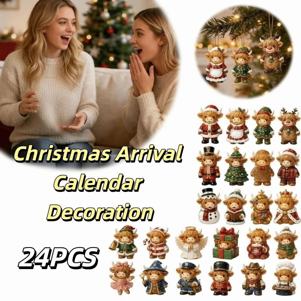 Ornaments Advent Calendar 24 Days Countdown Christmas Advent Calendar Christmas