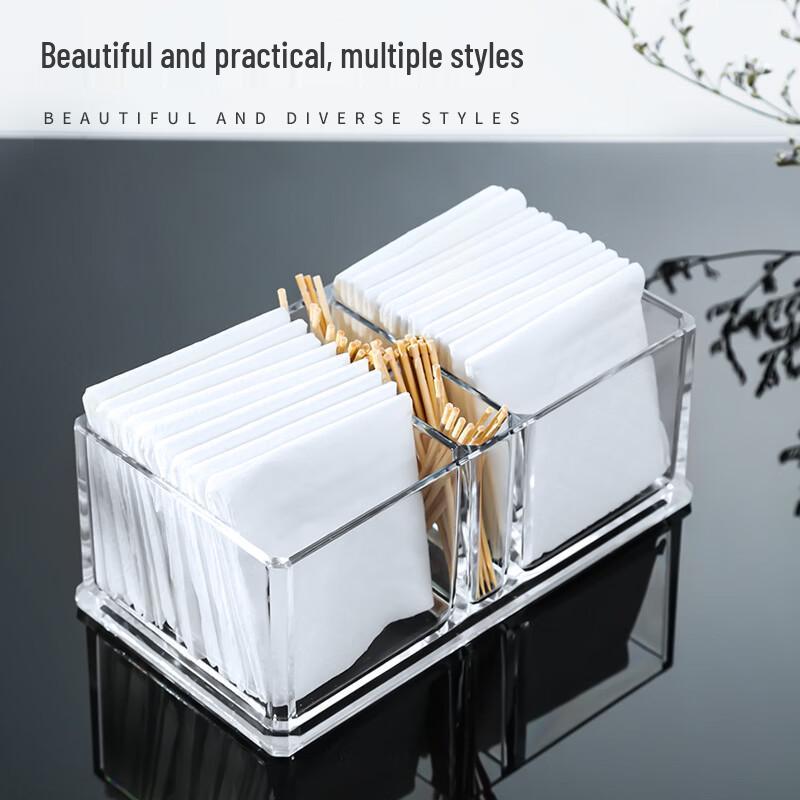 Acrylic Desktop Vertical Tissue Holder