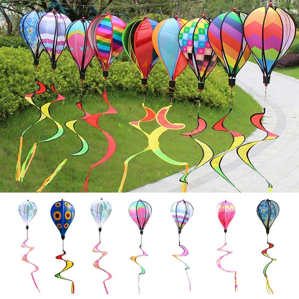 Colorful Design Wind Spinner Rotating Design Rainbow Windmill Garden Windmill  Garden Decoration