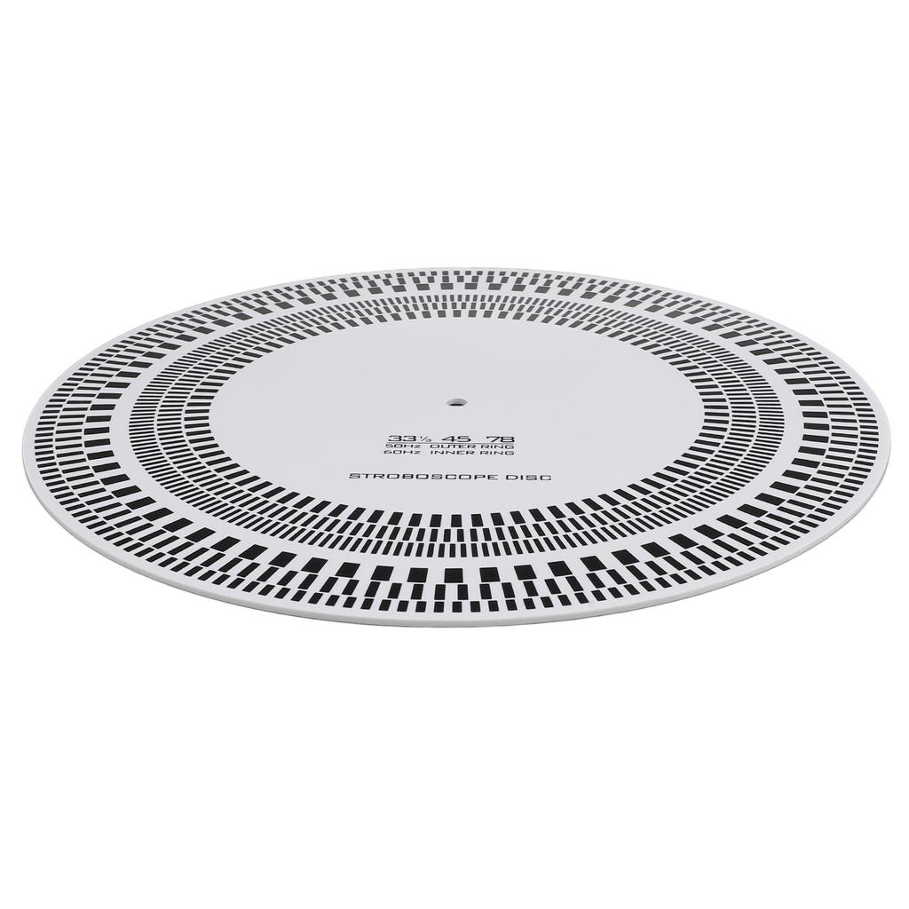 Record Player Speed Disk 297mm Diameter 3mm Thickness Adjustable Turntables Calibration Disc