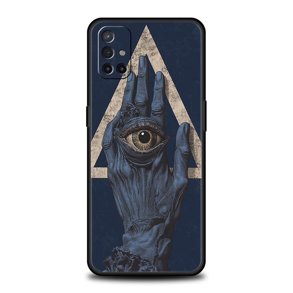 Чехол для телефона для OnePlus 15 13 12 11 10 9 8 7T Pro 13T 13R 12R 10R 9RT 8T Nord 2T CE 2 3 5G Lite Cover Страшный узор 'Глаз Дьявола'
