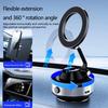 Foldable Magnetic Phone Mount 360 Degree Rotation Vacuum Suction Phone Holder With Quick Release Button Electric GPS Bracket