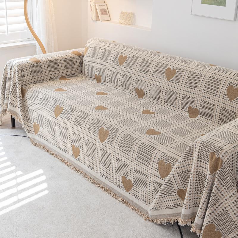 Ткань для чехла для дивана, высокая плотность, приятная для кожи, удобное мягкое многоцелевое одеяло кремового цвета, мягкий цветной тон, дышащая