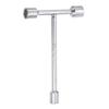 Three-Way Wrench, 10mm, 12mm, 14mm Socket, T-Handle, for Bicycle Repair and Car DIY