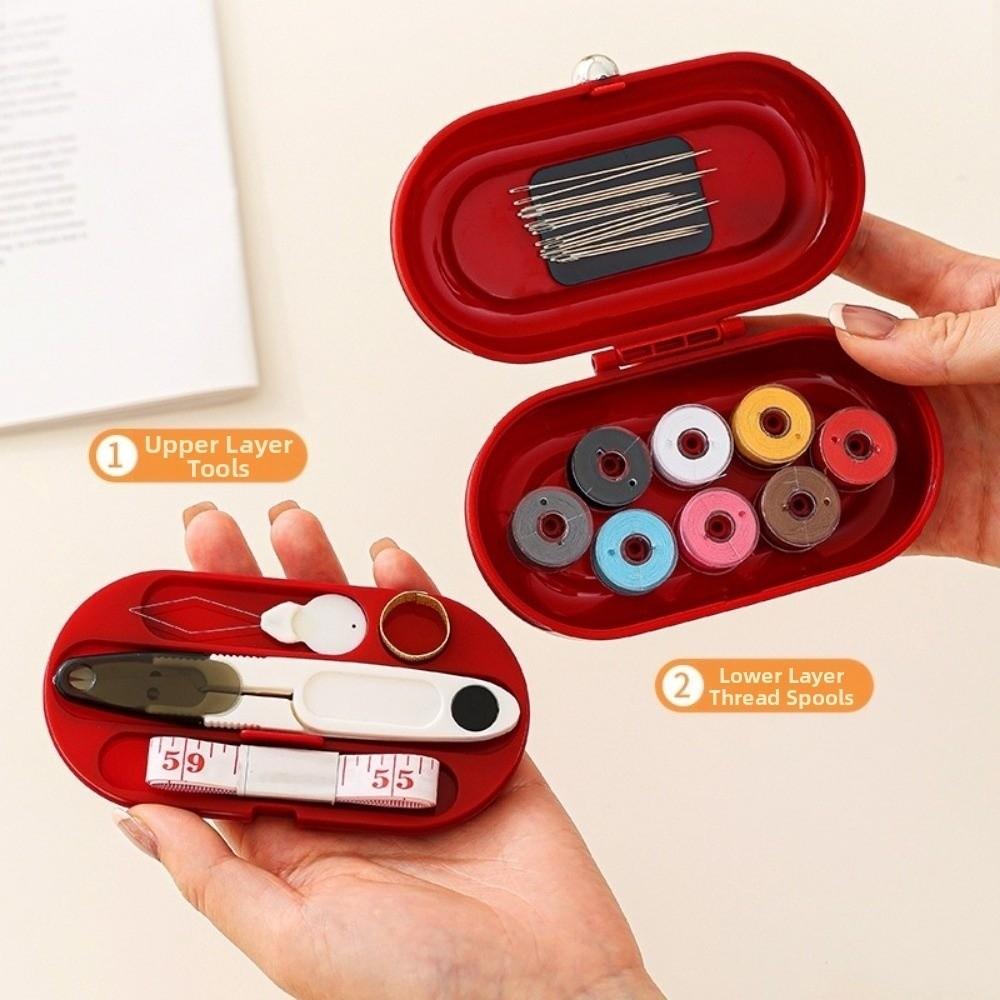 Portable Needle And Thread Kit Threads Sewing Supplies Organizer DIY Sewing Box Set  Apparel Sewing
