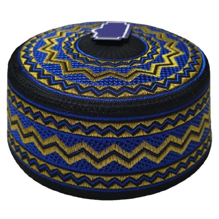 Тюрбаны для мужчин Дышащая хлопковая шляпа куфи Круглая арабская шляпа Исламская шапочка-тюбетейка