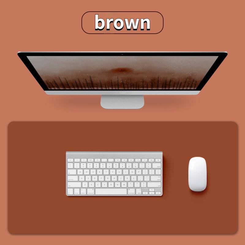 Защитный коврик для офисного стола больших размеров, водонепроницаемый коврик для мыши из искусственной кожи, настольная клавиатура, игровой коврик для мыши, аксессуары для ПК