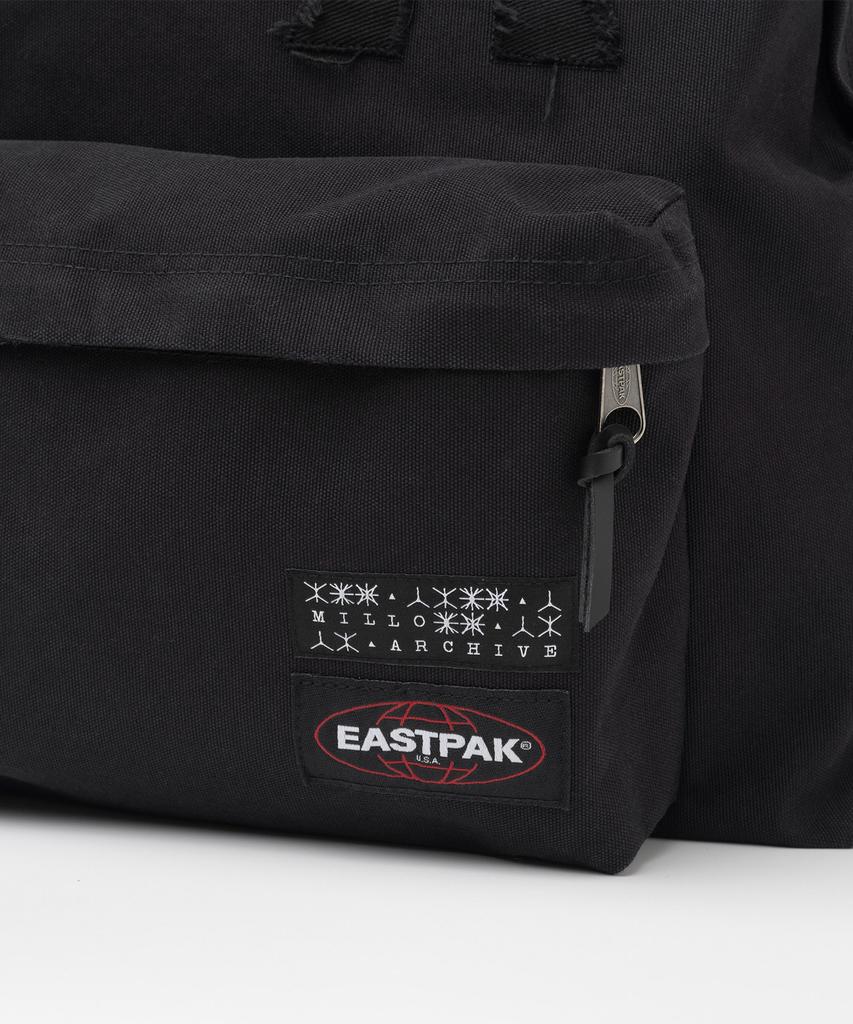 Millo Archive [Ma X Eastpak] Стильный новый рюкзак, подвергшийся стирке [Выстиранный черный]