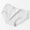 Underwear Cotton Women's Autumn Mid Waist Tuck In Comfortable and Breathable Thin Briefs Solid Color