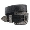 Ethnic Style Embossed Leather Belt Vegetable Tanned Head Layer Cowhide Men and Women Universal Belt Mongolian Style Personal Carving Trend