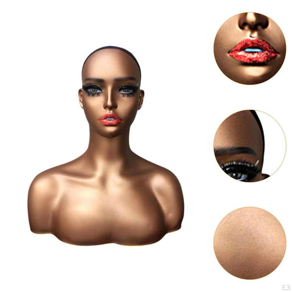Женская голова-манекен, подставка для дисплея для и аксессуаров